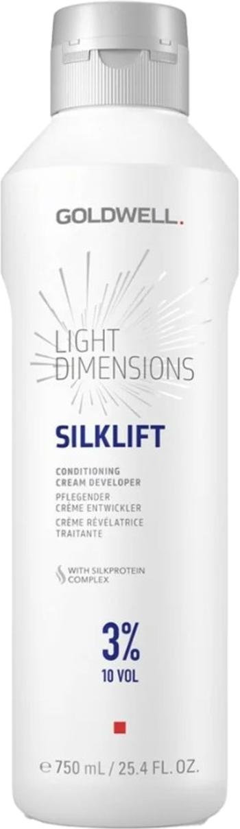 Goldwell Krémový peroxid pre šetrné zosvetľovanie vlasov Light Dimensions SilkLift 3% (Conditioning Cream Developer) 750 ml