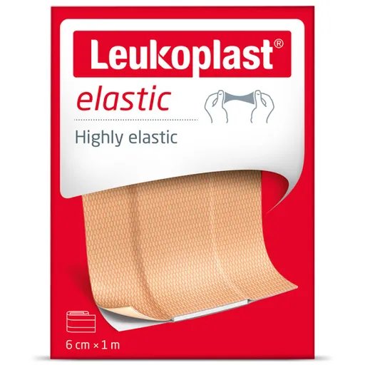 LEUKOPLAST ELASTIC náplasť na rany 6 cm x 1 m
