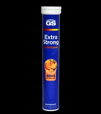 GS Extra Strong Multivitamin pomaranč 20+5 šumivých tabliet