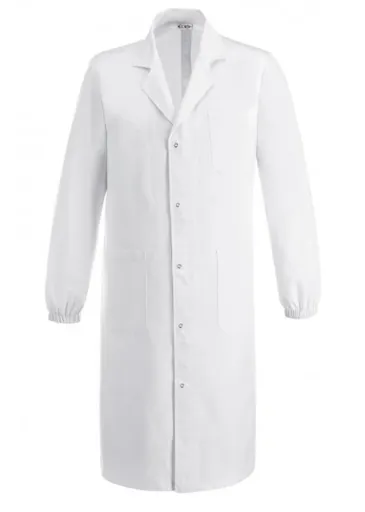EGOCHEF Pánsky zdravotnícky plášť s gumičkou EGOchef Arnold - biely XXL