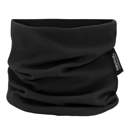 Neutral Kruhový šál z organickej bavlny - Čierna