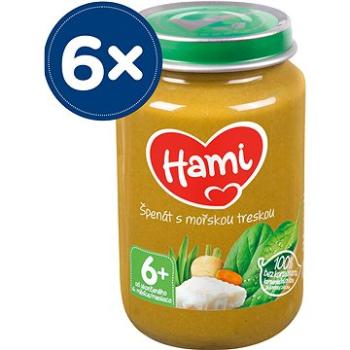 Hami Špenát s morskou treskou 6× 200 g (5900852929922)