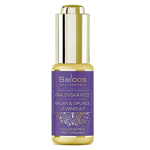 SALOOS Kráľovská starostlivosť Argan&Opuncie+Levandule BIO 20 ml