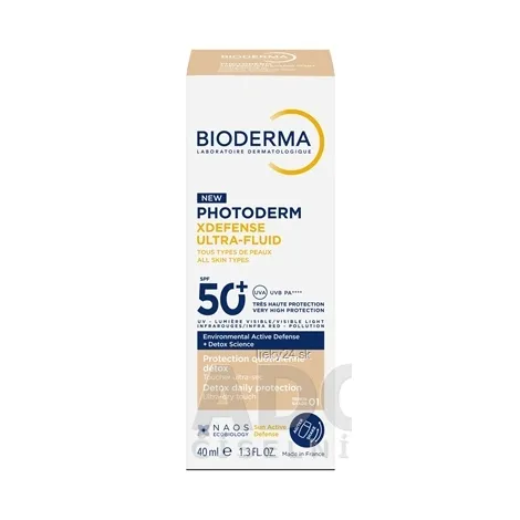 BIODERMA Photoderm XDefense Ultra fluid SPF 50+ veľmi svetlý 40 ml