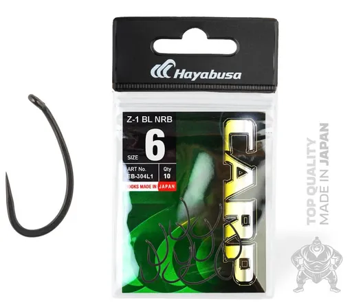 Hayabusa háčiky teflónové z-1 bez protihrotu bl nrb 10 ks - veľkosť 8