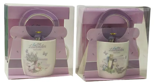 MAKRO - Hrnček keramický levanduľa rôzne dekory