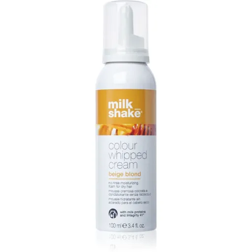 milk_shake® Colour Whipped Cream tónovacia pena pre všetky typy vlasov Beige Blond 100 ml