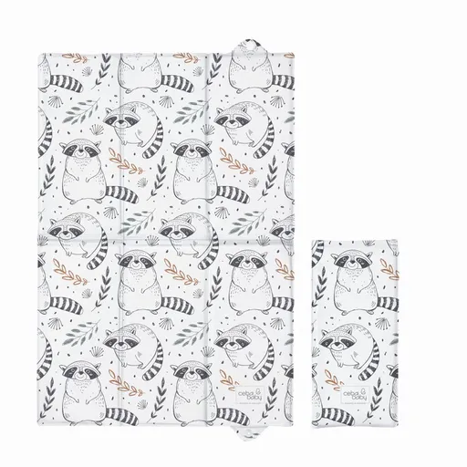 CEBA BABY Podložka prebaľovacia cestovná (40x60) Raccoon