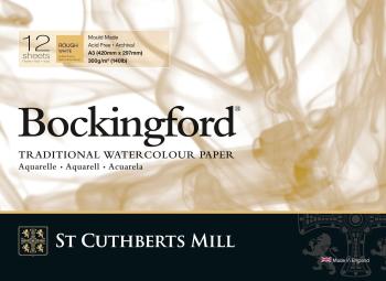 St Cuthberts Mill Bockingford Rough Skicár 42 x 29,7 cm 300 g White
