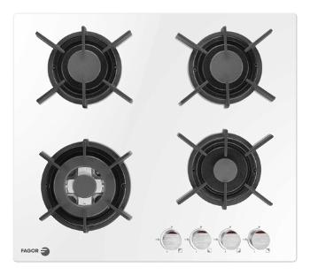 Fagor plynová varná doska biela 3CFI4BGLSTA