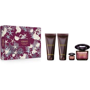 Versace Crystal Noir darčeková sada pre ženy