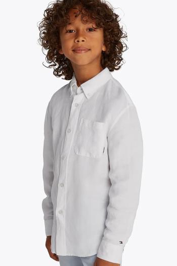 Košeľa Tommy Hilfiger biela farba, KB0KB09550