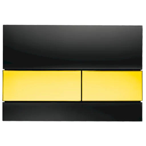 Tece Square ovládacie tlačidlo sklo zlatá 9240808 9.240.808