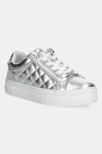 Tenisky Guess GRATEA dámske, strieborná farba, FLPGRA ELE12