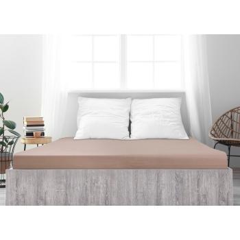 4Home jersey prestieradlo Ideál orechová, 90 x 200 cm