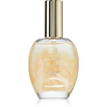 Dripping Gold Born To Shine trblietavý olej na telo odtieň Golden 55 ml