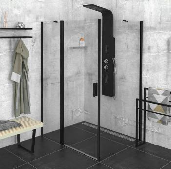 POLYSAN ZOOM BLACK obdélníkový sprchový kout 1000x800 L/P varianta ZL1310BZL3280B