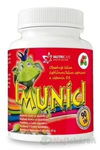 IMUNÍCI Hliva ustricová s vitamínom D3 pre deti 90tbl