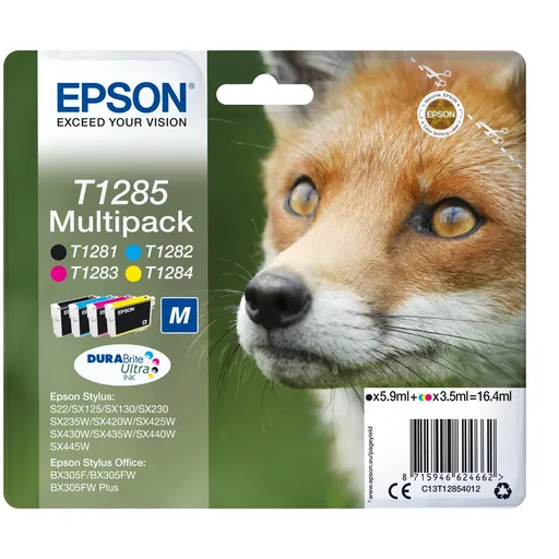 Epson 16 C13T12854012 barevná (CMYK) sada originálna cartridge