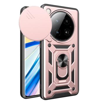 RING CAMERA Kryt s držiakom pre Infinix Zero 40 5G ružový