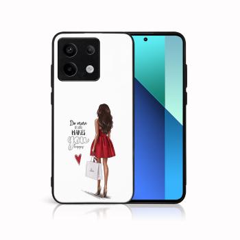 MY ART Ochranný kryt pre Xiaomi Redmi Note 13 5G RED DRESS (137)