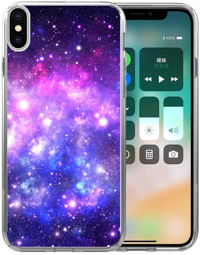 PROTEMIO MY ART Ochranný kryt Apple iPhone XS Max GALAXY (015)
