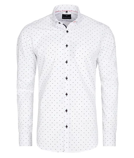 Biela košeľa v SLIM STRIHU - RhodesSLIM