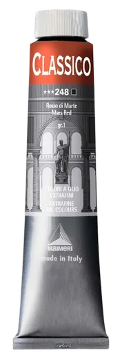 MAIMERI CLASSICO - Extra jemné olejové farby 248 - mars red, 0,2 L