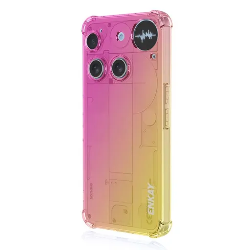ENKAY GRADIENT Ochranný obal pre Nothing Phone (3) PINK GOLD
