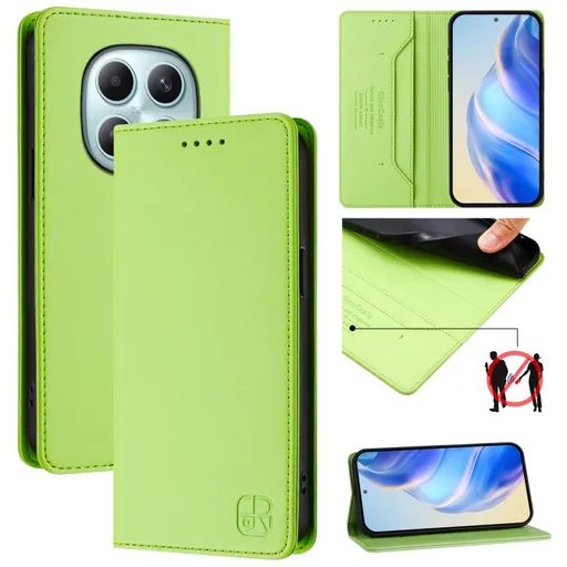 RINA Zaklápacie puzdro pre Xiaomi Redmi Note 15 5G / POCO M8 5G svetlozelené