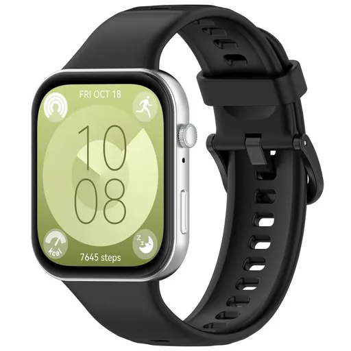 SILICONE Vymeniteľný remienok pre Huawei Watch Fit 4 / Fit 4 Pro čierny