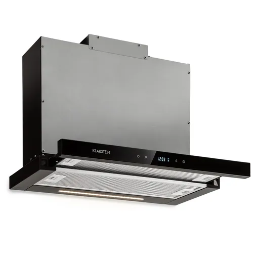 Klarstein Mariana Neo 60, plochý digestor, 60 cm, 640 m³/h, odsávanie vzduchu, LED