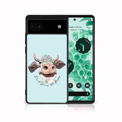 MY ART Ochranný kryt pre Google Pixel 6a HAPPY COW (181)