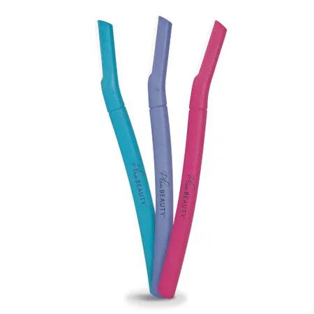 Plum Beauty Holiace žiletky na tvár a obočie, 3 ks