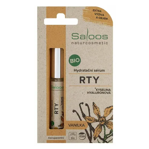 SALOOS Bio Hydratačné sérum na pery Vanilka 7 ml