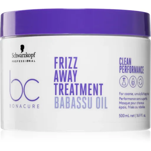 Schwarzkopf Professional BC Bonacure Frizz Away Treatment maska pre nepoddajné a krepovité vlasy 500 ml