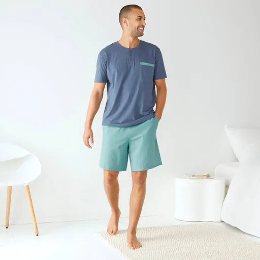 Pyžamo so šortkami a tuniským výstrihom