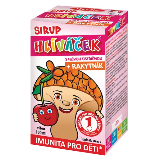 Terezia Company Hliviačik sirup s hlivou ustricovou a rakytníkom 100 ml
