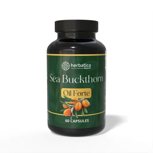 Rakytníkový olej Forte v kapsulách/500mg - 60 kapsúl - Herbatica