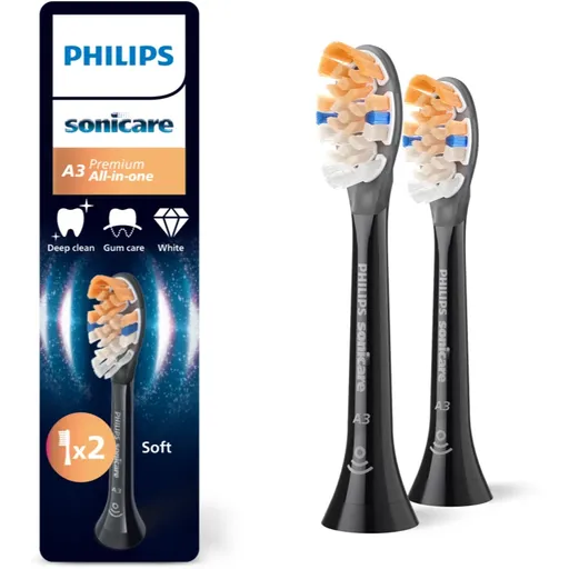 Philips Sonicare Premium All-in-One HX9092/88 náhradné hlavice na zubnú kefku Black 2 ks