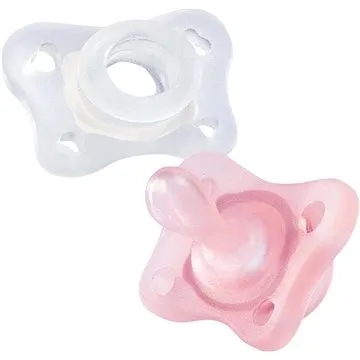 Chicco celosilikón Mini Soft, dievča 2 ks, 0 – 2 mes. (8058664128419)