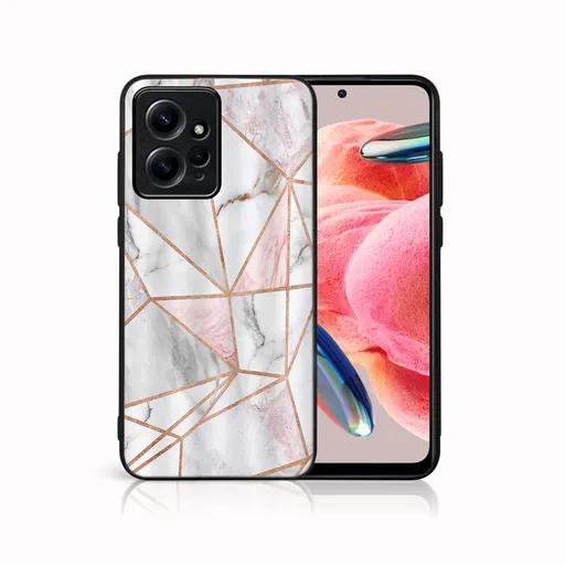 MY ART Ochranný obal Xiaomi Redmi Note 12 PINK MARBLE (143)