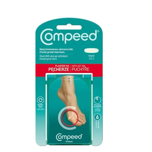 COMPEED náplasť pľuzgier malá 6 kusov