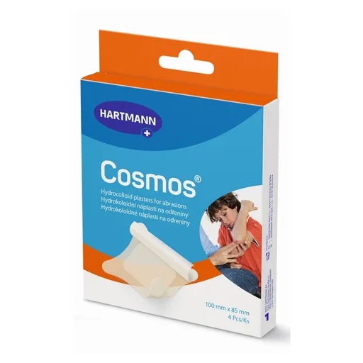 COSMOS Náplasť na odreniny 85 x 100 mm 4 ks