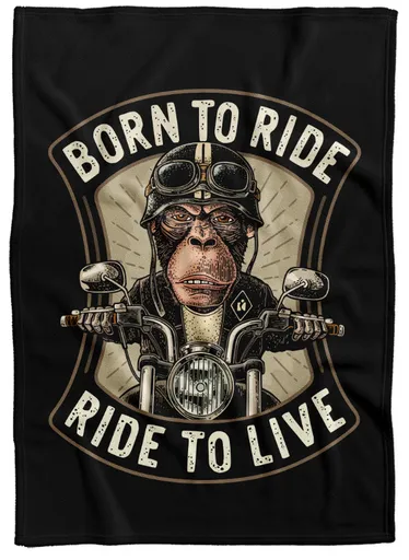 Deka Born to ride (Podšitie baránkom: NE)