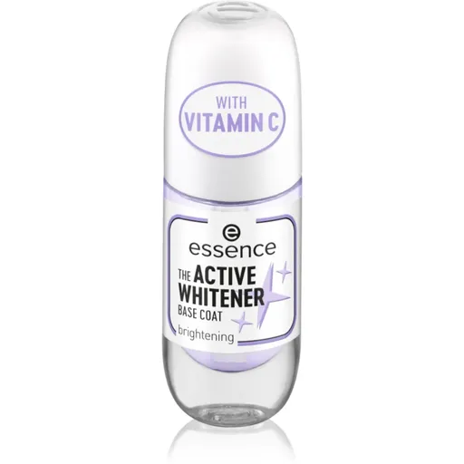 essence Active Whitener podkladový lak na nechty s bieliacim účinkom 8 ml