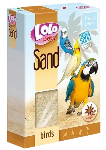 LOLOPETS piesok pre vtákov s anýzom 1500g