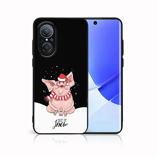 MY ART Kryt s vianočným dizajnom Huawei nova 9 SE LET IT SNOW (075)