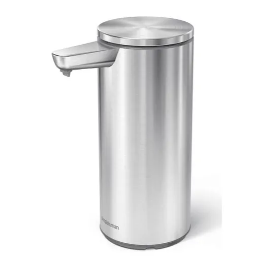Bezdotykový dávkovač mydla Simplehuman 266 ml dobíjacia kartáčovaná nerez SHST1082