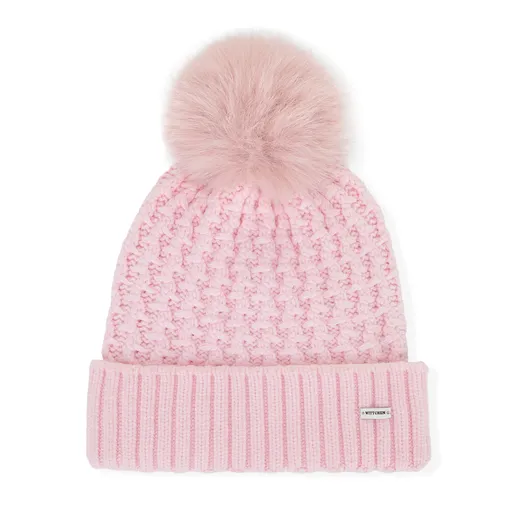 Dámska čiapka s lesklým brmbolcom – elegancia a komfort na zimu 101-HF-105-P